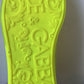 Neon Green Logo Tape Low Top Sneakers Shoes