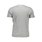 Gray Cotton Men T-Shirt