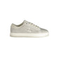 Gray Leather Men Sneaker