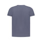 Blue Cotton Men T-Shirt