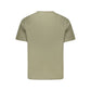 Green Cotton Men T-Shirt