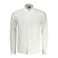 White Cotton Men Shirt