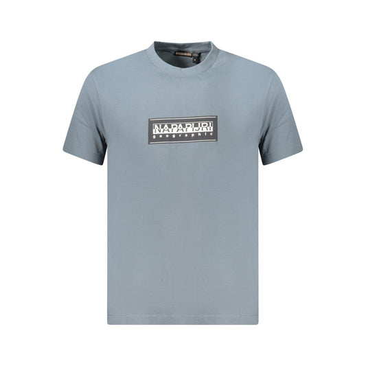 Gray Cotton Men T-Shirt