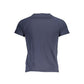 Blue Cotton Men T-Shirt
