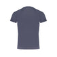 Blue Cotton Men T-Shirt