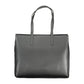 Black Polyester Women Handbag