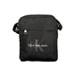 Black Polyester Men Shoulder Bag