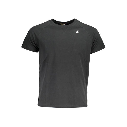 Black Cotton Men T-Shirt