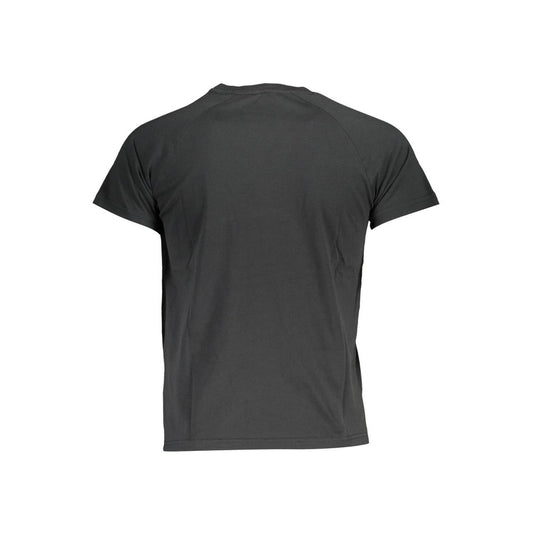 Black Cotton Men T-Shirt