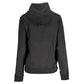 Black Cotton Women Hoodie