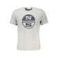 Gray Cotton Men T-Shirt