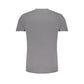 Gray Cotton Men T-Shirt