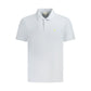 Light Blue Cotton Men Polo Shirt