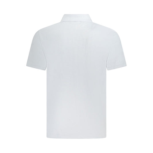 Light Blue Cotton Men Polo Shirt