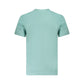 Light Blue Cotton Men T-Shirt