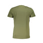 Green Cotton Men T-Shirt