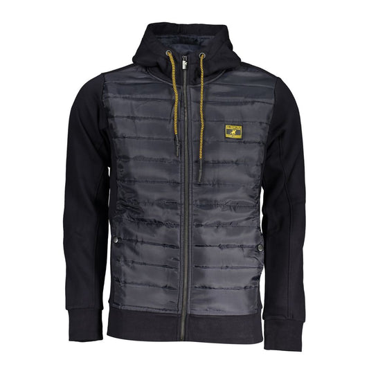 Blue Cotton Men Jacket