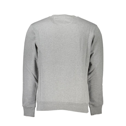 Gray Cotton Men Sweater