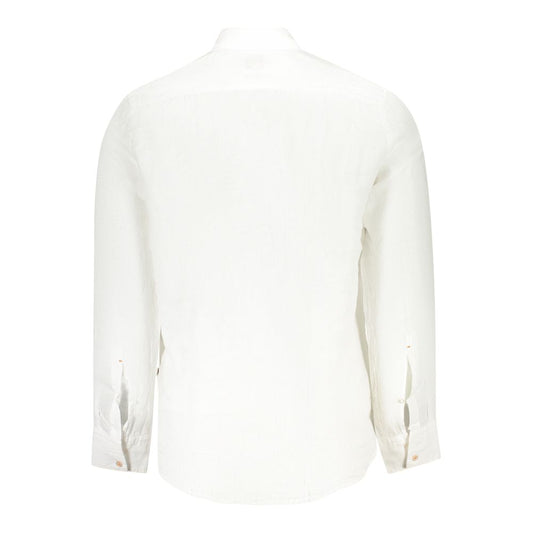 White Linen Men Shirt