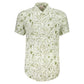 White Viscose Men Shirt