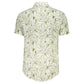 White Viscose Men Shirt