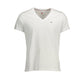 White Cotton Men T-Shirt