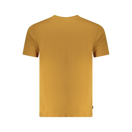 Brown Cotton Men T-Shirt