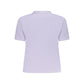 Purple Cotton Women T-Shirt