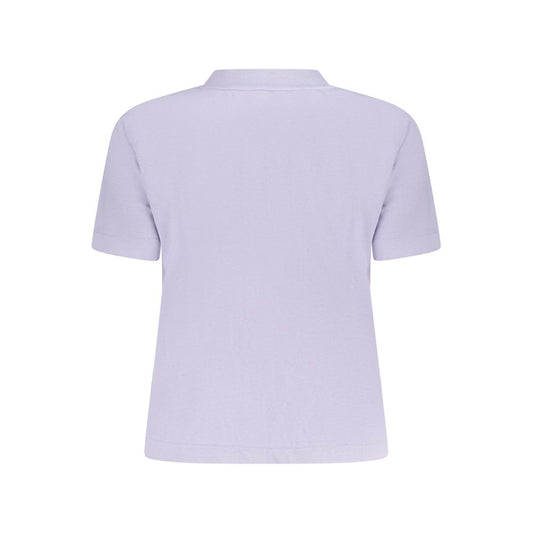 Purple Cotton Women T-Shirt