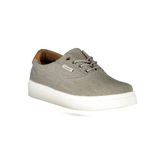 Brown Polyester Men Sneaker