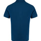 Deep Teal Blue Cotton Collared Polo Shirt