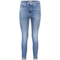 Light Blue Cotton Women Jean
