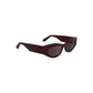 Red Acetate Women Sunglasses