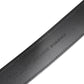 Black Classic Silver Metal Logo Buckle Belt