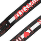 Black Cotton Logo Print DG Buckle Belt