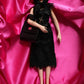 Black Dress Ceramic Porcelain Fashion Leather Sicily Dolls