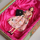Pink Dress Ceramic Porcelain Fashion Leather Sicily Dolls