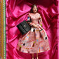 Pink Dress Ceramic Porcelain Fashion Leather Sicily Dolls