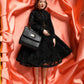 Black Dress Ceramic Porcelain Fashion Leather Sicily Dolls