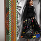 Black Dress Ceramic Porcelain Fashion Leather Sicily Dolls
