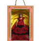 Red Dress Ceramic Porcelain Fashion Box Leather Sicily Dolls