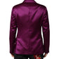 Purple Double Breasted Men Suit Coat Blazer