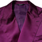 Purple Double Breasted Men Suit Coat Blazer