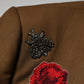 Brown MARTINI Single Breasted Coat Blazer