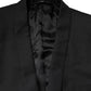 Black GOLD Single Breasted Suit Coat Blazer