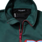 Multicolor Cotton Logo Full Zip Jacket