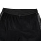 Black Cotton Cargo Jogger Sweatpants Pants