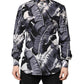 Multicolor GOLD Cotton Banana Leaf Print Shirt