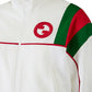 White Polyester Logo Sweatshirt