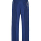 Blue Classic Cotton Pants